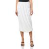 Norma Kamali Womens Twist Midcalf Skirt(Snow White)
